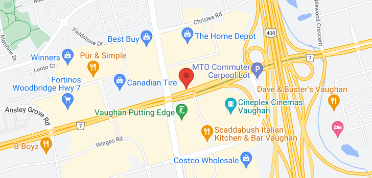 map of #2810 -3600 HIGHWAY 7 AVE